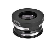 Dilwe Cuffia con Cuscinetti per Bici, 44 mm Manubrio Adattatore per Cuscinetto Interno sigillato per distanziatore per Forcella Anteriore da 28,6 mm(Nero)