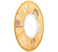 Dilwe Cuffia da Doccia per Bambini, Protezione per la Testa del Bambino, Cappello con Visiera Morbida Impermeabile con Motivo a Cartoni Animati per Lavare i Capelli, Parasole, Diametro Interno 12