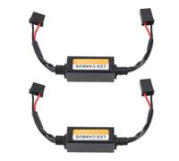 Dilwe Decodificatore Fari LED H7 Decodificatore Errori Canbus in Rame ABS PVC 12V 35W Anti Sfarfallio Resistente all'acqua Plug and Play per Lampadine LED H7 Auto Camion