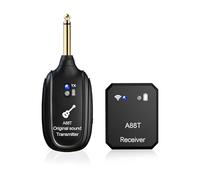 Dilwe di Monitoraggio In-ear Wireless, Plug and Play a 24 Bit/48 KHz, Batteria Ricaricabile a Bassa Latenza, per Prove di Band in Studio o Esibizioni Dal Vivo