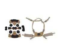 Dilwe di Rivestimento del Casco Kit di Imbottitura del Casco di Sospensione del a 3 Pezzi con Cuscinetto a Spongeo Morbido Cuscino Cuscinetto per Il Mento per Caschi EXF FAID MICHENDY ACH (Spugna