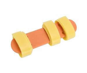 Dilwe Dilwe Assistente da Polso per Violino, Ausilio Regolabile in Plastica per Bambini, Migliora la Postura e il Supporto per Principianti, Strumento di Allenamento 11x2,7 Cm (ORANGE) (ORANGE)