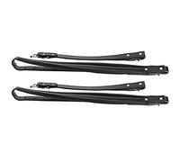 Dilwe Dilwe Set di Cinturini per Fisarmonica Regolabili da 2 Pezzi, Tracolle in Pelle PU Premium con Cuscino Morbido, per Fisarmonica da 16 120 Bassi (BLACK) (BLACK) () ()