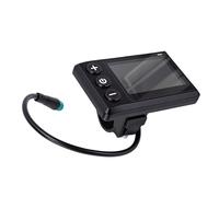 Dilwe Display LCD per Bici Elettrica S866 1S, Pannello ABS Impermeabile con Porta USB e Connettore a 5 Pin per Modifica Scooter Elettrico e Mountain Bike