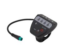 Dilwe Display LED per Scooter Elettrico, ABS Leggero e Impermeabile con Perline LED per Controller Bici 36-48V Protocollo 2