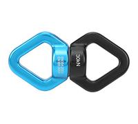 Dilwe Dispositivo di Rotazione, Accessorio per Appendere Altalena in Lega di Alluminio e Magnesio con Rotazione di 360 Gradi con Cuscinetti a Sfera in Acciaio Sigillati, per Arrampicata (Blu)