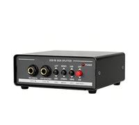 Dilwe Distributore DI Box, Splitter DI Box Attivo Multifunzionale, Convertitore Bilanciato a Doppio Canale per HDTV