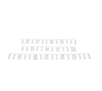 Dilwe Etichetta per Note di Pianoforte, 88 Tasti Rimovibili, Riutilizzabili, in Silicone, Che Si Illumina Al Buio, Guida Agli Adesivi per Pianoforte con Segni Chiari per Principianti (BLACK)