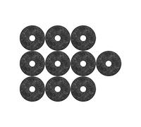 Dilwe Feltrini per Piatti Che Non Sbiadiscono Lucidatura Squisita Migliora il Suono e le Prestazioni del Set di Batteria Materiale antiscivolo: Feltro 20 Pezzi (GREY)