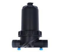 Dilwe Filtro per Irrigazione Tipo T In Plastica Resistente per Un'efficiente Irrigazione a Goccia Tecnologia Spray Giardinaggio 1 unità (Filtro a disco da 1,5 pollici)