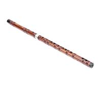 Dilwe Flauto di bambù Chiave G Dry Bitter Dizi 5 Anni Ombra Giunto in Ottone di bambù Essiccato 48,5 X 2 Cm con Scatola di Immagazzinaggio per Principianti Esame di Grado Prestazionale
