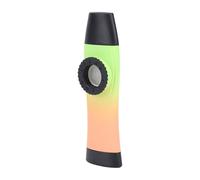 Dilwe Flauto Kazoo, Strumento Musicale con Membrana Ondulata Unica per una Risonanza Migliorata, Rivestimento Delicato Sulla Pelle per una Presa Comoda, Bocchino Staccabile per (Arancione e Verde)