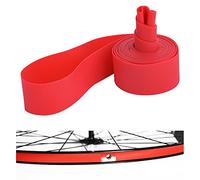 Dilwe Fodere della Gomma della Bici, Nastro Rosso del Cerchio della Striscia dell'orlo della Bicicletta del PVC Misura Le rotelle di Guida di 20inch 24inch 26inch 700C(700)