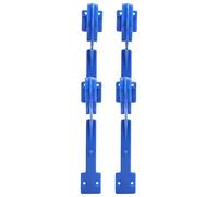 Dilwe Gancio Appendiabiti per Piscina in Plastica Comoda Organizzazione degli Attrezzi Ideale per Piscine e Giardini Materiale ABS 31x11x4 Cm 2 unità