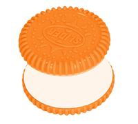 Dilwe Giocattolo Antistress Magnetico a Basso Rumore con Cursore a Spinta per la Punta delle , per il Relax in Ufficio (ORANGE)