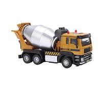 Dilwe Giocattolo per Camion Miscelatore 1:50, Veicolo da Costruzione in Lega di Zinco con Serbatoio di Cemento Rotante, Ideale per Bambini Dai 6 Anni in su