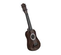 Dilwe Giocattolo per Chitarra in Plastica a 4 Corde Ukulele per Bambini con Strumento Musicale Educativo Dal Design dei Cartoni Animati per Ragazze e Ragazzi Principianti (Modello di venature del