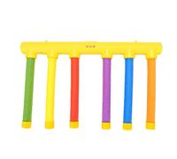 Dilwe Gioco con Bastoncini Cadenti, Divertente Giocattolo con Bastoncini Cadenti con Telecomando, 3 velocità, 6 Colori per Bambini e Adulti Allenamento Reattivo Indoor (Yellow)