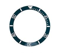 Dilwe Guarda Inserisci Loop,Ceramica Orologio da Polso Lunetta Inserto Orologio Parti di Ricambio dell'orologio, Diametro Esterno 38mm 4 Colori per Scegliere(Verde tè)