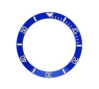 Dilwe Guarda l'orologio, Lunetta, Orologio da Polso, Lunetta, Inserto, Orologio, quadrante, Ricambio, alla Moda, per Uomo e Donna (Blu