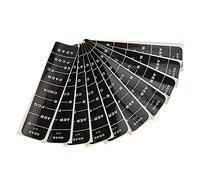 Dilwe Guida Allo Stocollante di Bleu Noir Touche per Principianti 10 Pezzi di Accessori per Violino (BC01 4/4 nero)
