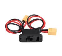 Dilwe Interruttore per Aeroplano RC, Modello di Aeroplano RC ad Alte Prestazioni per Alimentatore ad alta potenza, cavo di collegamento ON/OFF