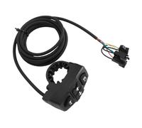 Dilwe Interruttore per Bici Elettrica 3 in 1, Controllo degli Indicatori di Direzione del Clacson del Faro Multifunzionale con Pulsanti Precisi, per Scooter Elettrico e Bici