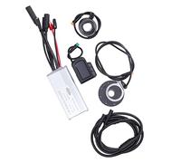 Dilwe Kit Controller, Controller Motore ABS in Lega di Alluminio 500W con Pannello LCD 22A 36V 48V Acceleratore e Sensore di Potenza per Ciclisti Retrofit Bici Elettriche