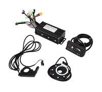 Dilwe Kit di Controller per Biciclette Elettrico Sinusoidale per Motore 24 V 36 V 48 con Pannello LED, e Sensore - Modifica della Bicicletta Fai -da Te per i Ciclisti in Materiale in Lega di