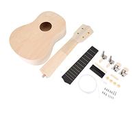 Dilwe Kit Fai da Te Ukulele, Kit di Montaggio per Ukulele da 21 Pollici con Accessori per l'installazione Giocattolo Musicale di Natale per Bambini