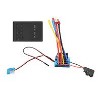Dilwe Kit Scheda Programmatore ESC Senza Spazzole 80A Componenti Elettronici in Plastica Scheda Programmatore ESC RC con Configurazione Antipolvere Impermeabile per 1 10 1 12 Utenti di Barche per