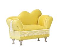 Dilwe La Scatola per Esposizione/copertura per Gioielli della Poltrona del Divano di una Casa delle Bambole in Miniatura Aggiunge Eleganza All'arredamento della Casa delle Bambole e Alla (Chaise