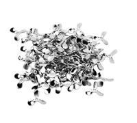 Dilwe Lame per, Accessori per Esche da Pesca 3 Pale in Metallo con Rotazione e Riflessi Luminosi for Esche da Pesca a Mosca per Trota e Persico (SILVER)