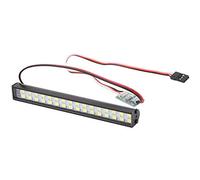 Dilwe Lampada da Tetto per Auto RC, 32 Pezzi Perline Lampada Barra Luminosa a LED per Auto RC Universale Accessorio per Aggiornamento del Crawler RC Lunghezza 100 mm