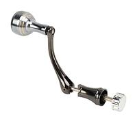 Dilwe Leva a Bilanciere per Mulinello da Pesca, Manovella in Lega di Alluminio con Superficie Liscia e Impugnatura a Sfera, per Ricambi di Attrezzatura da Pesca. (Asta con Albero Esagonale S)