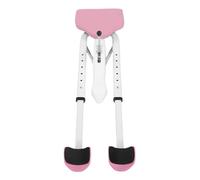 Dilwe Macchina per Allungamento Gambe, Attrezzo Regolabile per Split Training da 0 a 180° con Meccanismo di Bloccaggio, Telaio in Acciaio da 150 Kg per Danza, Arti Marziali e ginnastica. (PINK)