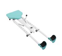 Dilwe Macchina per Allungamento Gambe, Attrezzo Regolabile per Split Training da 0 a 180° con Meccanismo di Bloccaggio, Telaio in Acciaio da 150 Kg per Danza, Arti Marziali e ginnastica. (GREEN)