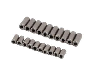 Dilwe Manicotti da Pesca a Crimpare da 20 Pezzi, Tubi a Crimpare in Rame Placcato per Lenze Metalliche e Lenze in Nylon, con Pareti Interne Lisce, per la Pesca in Mare Sport all'Aria