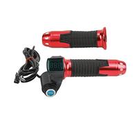 Dilwe Manopola Acceleratore per Bicicletta Elettrica, Materiale Plastico, Display della Tensione in Tempo Reale, Controllo della velocità, per Bici Elettriche (#12)