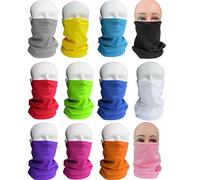 Dilwe Maschera con Ghetta per il Collo con Protezione UV Solare, Sciarpa con Copertura per il Viso in Tessuto Traspirante a Rete, Protezione Solare per Pesca, Escursionismo, Ciclismo (Colore