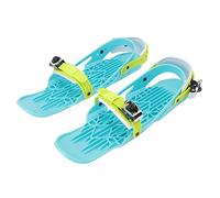 Dilwe Mini Pattini da Sci Pattini da Corti Regolabili ABS Nylon Lega di Alluminio 17,7 X 5,7 Pollici Bordo in Metallo Zaino Easy Stop Pronto per Adulti Sentieri Innevati Invernali Piste