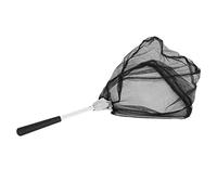 Dilwe Mini Rete da Pesca Pieghevole Triangolare in Lega di Alluminio, Guadino Compatto da 56 Cm, con Piega Rapida, Leggero, Design Resistente Alla Ruggine, per la Pesca degli Adulti
