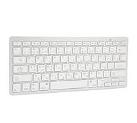 Dilwe Mini Tastiera Bluetooth, Tastiera Wireless Ultra Sottile e Compatta a 78 Tasti, Tastiera Esterna Portatile per Computer Tablet Laptop(Arabo)