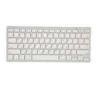 Dilwe Mini Tastiera Bluetooth, Tastiera Wireless Ultra Sottile e Compatta a 78 Tasti, Tastiera Esterna Portatile per Computer Tablet Laptop(russo)