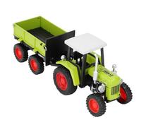 Dilwe Modello di Trattore a 4 Ruote Vintage Giocattolo per Bambini per la Decorazione della Scrivania o per la Stanza dei Bambini. Materiale in Lega di Plastica (GREEN)