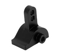 Dilwe Montaggio del Collegamento Dell'assale Posteriore RC, Supporto Anti -Tozzo Posteriore in Metallo in Lega con capacità Fuori Strada, Compatibile con SCX10 III LCG 1/10 ASSE Auto (Black)