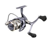 Dilwe Mulinello da Pesca a Spinning, Costruzione Interamente in Metallo, Rapporto di velocità Elevato, Doppia Manovella, Mulinello da Pesca per Acqua Dolce e Salata, con Meccanismo a (KM3000)