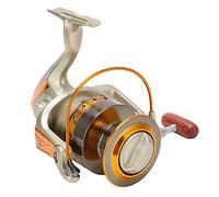 Dilwe Mulinello da Pesca Spinning 9000, Corpo in Metallo 12BB Acqua Dolce