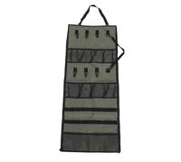 Dilwe Organizzatore da Appendere da Campeggio, Organizer per Tettoia da Tenda con Tasche in Rete, Supporto da Appendere in Tessuto Oxford 600D per Picnic All'aperto Verde