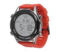 Dilwe Orologio Sportivo Digitale da 50 M, Ampio Display Luminoso con Cinturino in Silicone per Uomo, Sveglia, Cronometro, Data (rosso)